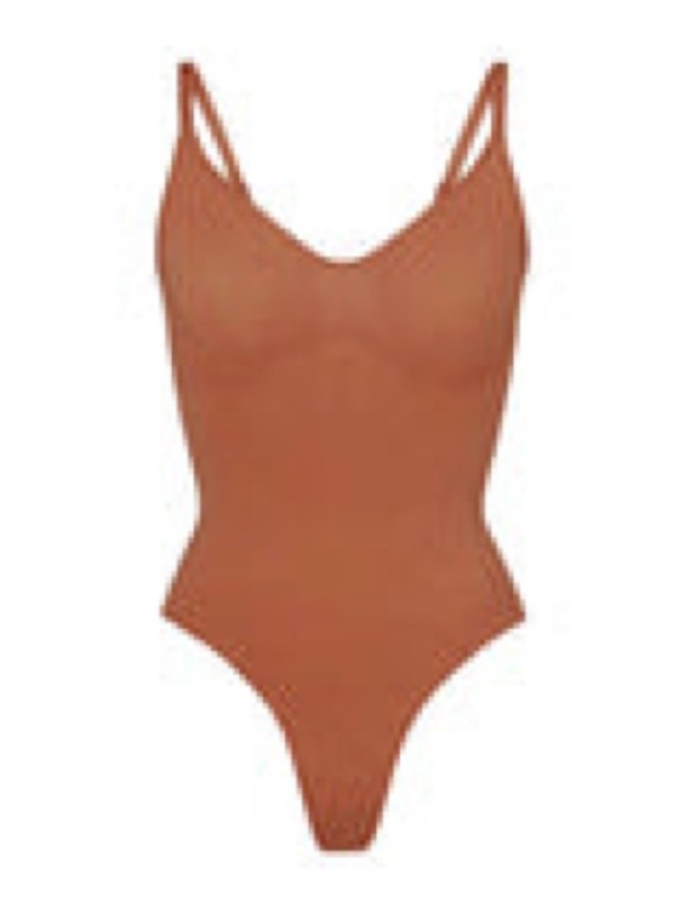 SKIMS SEAMLESS SCULPT THONG BODYSUIT | BRONZE